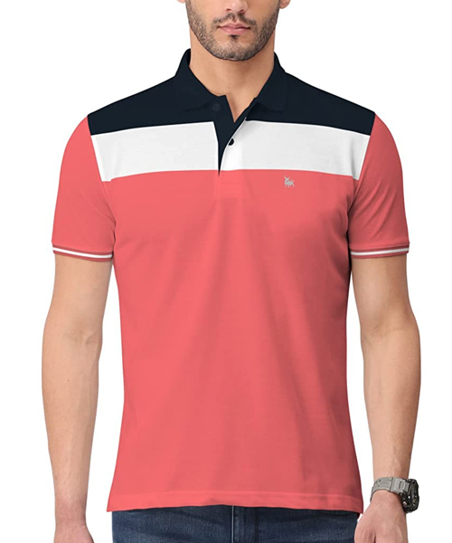 Custom Made Zega Apparel Cut and Sew Pocket Polo T Shirt